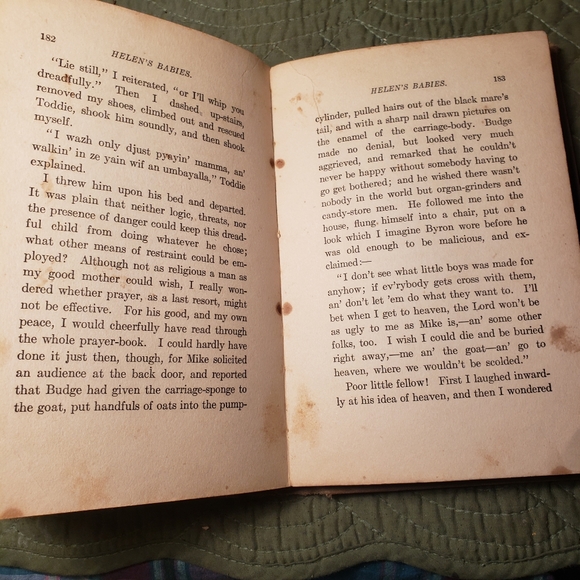 Antique Helen's Babies by John Habberton Book - Picture 10 of 13